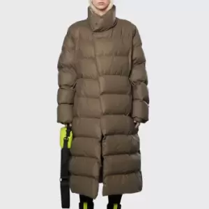 Rains W Quilted Coated-Shell Padded Coat - M