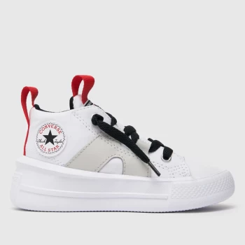 Converse White & Black Ultra Color Pop Trainers Toddler