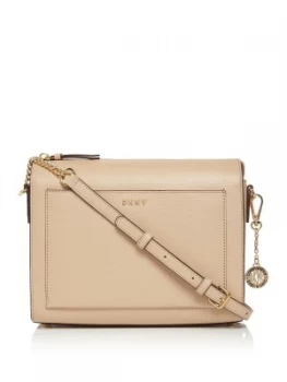 DKNY Sutton Chain Medium Boxy Cross Body Bag Neutral