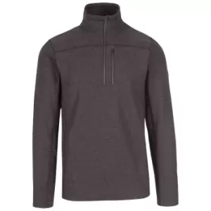 Trespass Mens Felbrigg Fleece Top (L) (Dark Grey Marl)