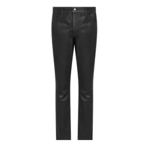 GOOD AMERICAN Good Legs Coated Jean - Black