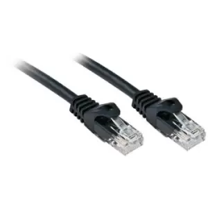 LINDY 48192 RJ45 Network cable, patch cable CAT 6 U/UTP 1m Black