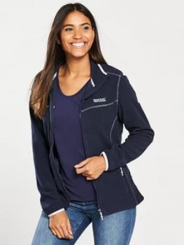 Regatta Floreo II Fz Fleece - Navy, Size 12, Women