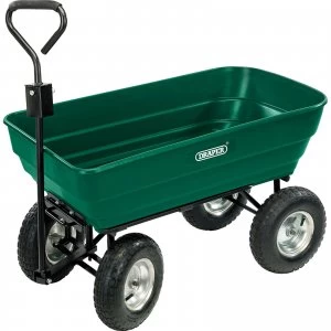 Draper Larger Heavy Duty Tipping Garden Trolley 200kg