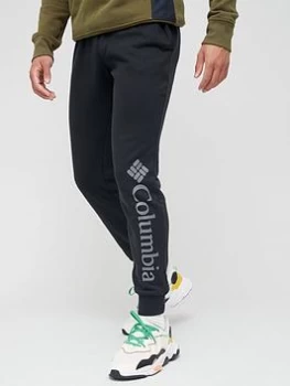 Columbia CSC Logo Fleece Joggers - Black, Size 2XL, Men