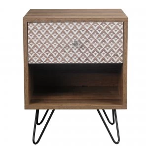 Casablanca Lamp Table Brown