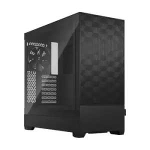 Fractal Design Pop Air (Black TG) Gaming Case w/ Clear Glass Window ATX Hexagonal Mesh Front 3 Fans