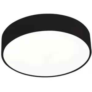 Leds-C4 Caprice - LED Round Flush Ceiling Light Black 33cm 2720lm 3000K