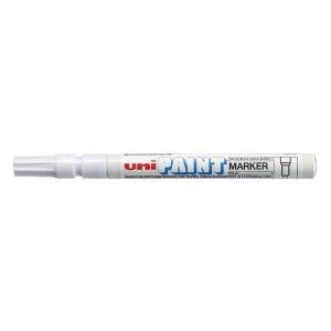 Uni-Ball Uni Paint PX-21 Marker Fine White Pack of 12 124503000