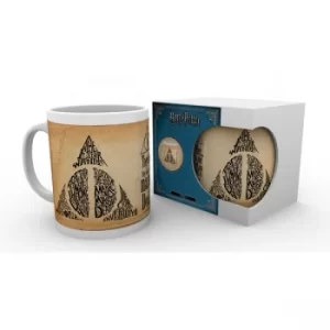 Harry Potter Deathly Hallows Words Mug