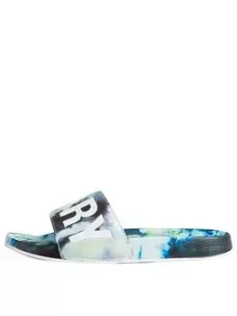 Superdry Code Tie Dye Slide -multi, Multi Size M Women