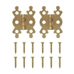 BQ Brass effect Butterfly hinge W38mm