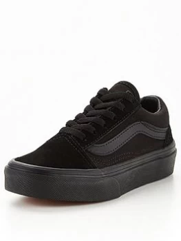 Vans Childrens Old Skool Trainers - Black, Size 11