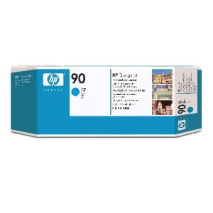 HP 90 Cyan Printhead and Printhead Cleaner