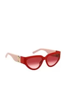 Marc Jacobs Large Two Tone Sunglasses - Red Pink