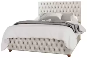 LLB Seren Velvet Superking Ottoman Bedframe - Pearl