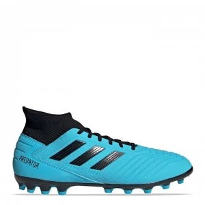 adidas Predator 19.3 AG Football Boots - Cyan/Black