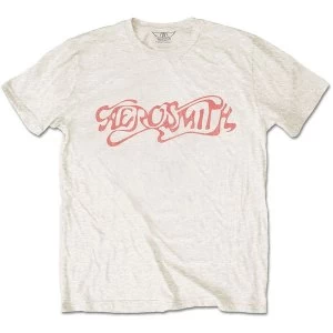 Aerosmith - Classic Logo Unisex Large T-Shirt - Neutral