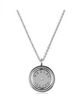 Radley Sterling Silver Spinner Pendant Ladies Necklace