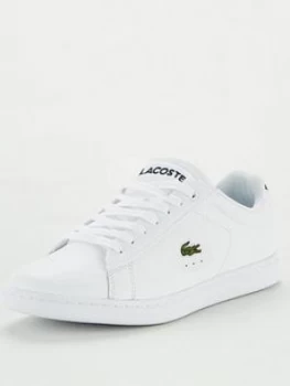 Lacoste Carnaby Evo Trainers - White, Size 6, Women