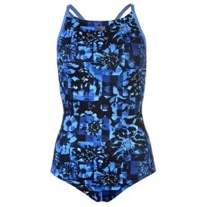 Slazenger Rebecca Adlington Thinstrap Swimsuit Ladies - Blue