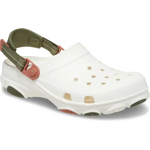 Crocs Mens Classic All-Terrain Lightweight Summer Clogs UK Size 7 (EU 41-42) Chalk CRC364-CHALK-7