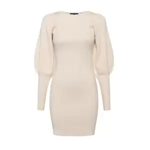 French Connection Joss Knit Mini Dress - Beige