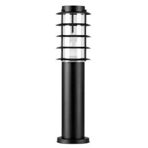 4 x Wharf IP44 Black 450mm Bollards