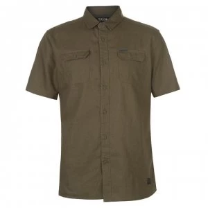 Firetrap Linen Shirt - Khaki