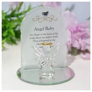 Thoughts Of You Glass Angel Ornament - Angel Baby