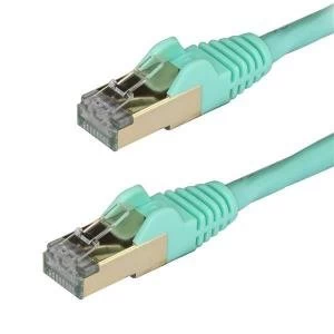 Startech 0.5m CAT6A Patch Cable Aqua