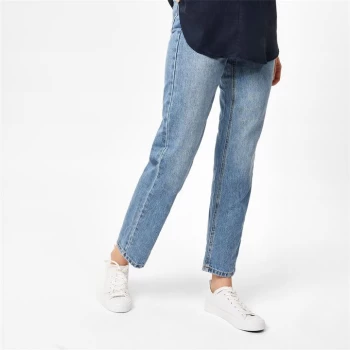 Jack Wills Maddison High Rise Straight Leg Jeans - Blue