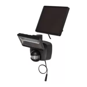 Brennenstuhl LED Solar Floodlight with PIR Sensor - Black