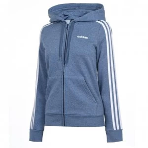 adidas Zip Fleece Track Top Hoodie - Tech Ink