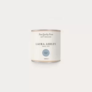 Laura Ashley Matt Emulsion Paint Chalk Blue Tester 100ml