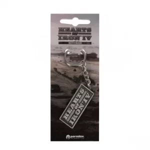 Hearts of Iron IV Metal Keychain Logo