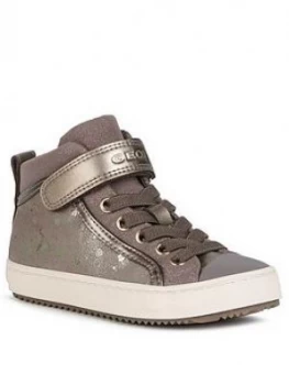 Geox Girls Kalispera High Top Trainer - Beige