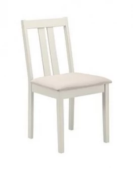 Julian Bowen Pair Of Rufford Dining Chairs - Ivory