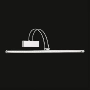 Bow LED Large Picture Wall Light Nickel