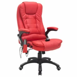 Mevouitre Vibration Massage Executive Chair, Red