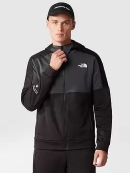 The North Face Mountain Athletics Full Zip Fleece, Black, Size XL, Men