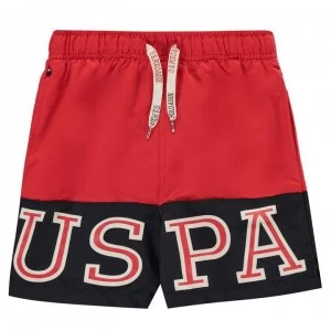 US Polo Assn Varsity Swim Shorts - Lollipop