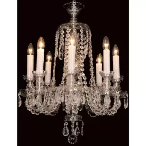 Impex Karvina Crystal 8 Arm Chandelier