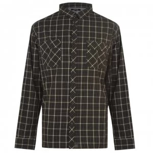 Firetrap Blackseal Sabotage Shirt Mens - Black/Grey