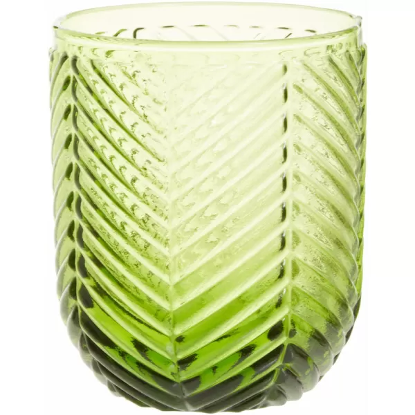 Premier Housewares Fleur Set Of Four Green Tumblers