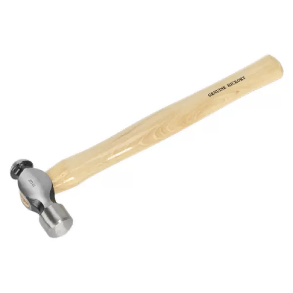 Genuine SEALEY BPH16 Ball Pein Hammer 1lb Hickory Shaft