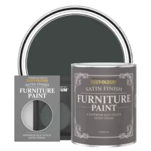 Rust-Oleum Satin Furniture & Trim Paint - BLACK SAND - 750ml