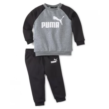 Puma No1 Raglan Crew Neck Set Baby Boys - Black