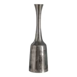 Slough Vase Nickel Small Silver