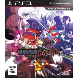 Under Night In Birth EXE Late PS3 Game